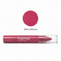 Flarnal lipstick pen with a clear cap, shown below a circular color swatch labeled 'Berry Bloom' on a white background.